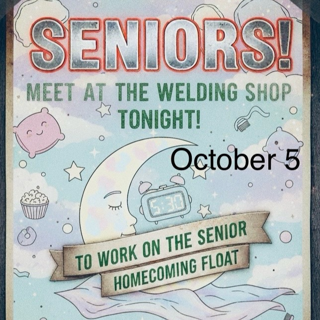 seniors Homecoming Float
