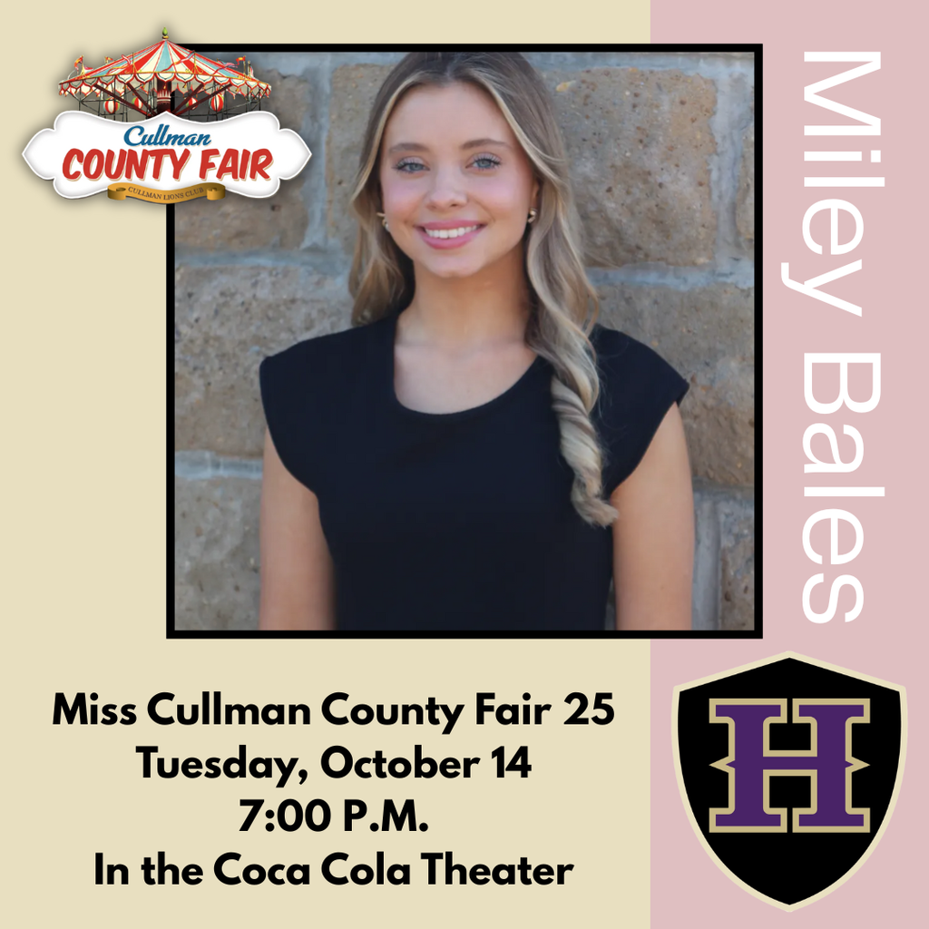 Fair Queen rep Miley Bales 