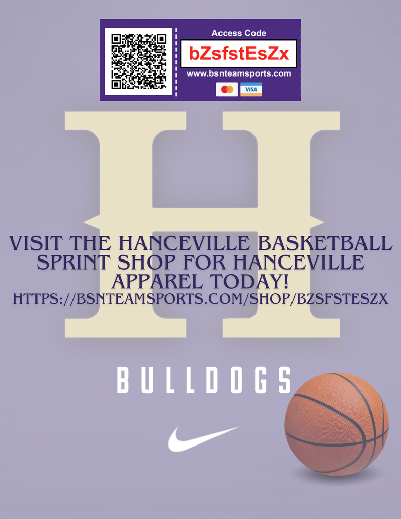 Hanceville Basketball apparel with link