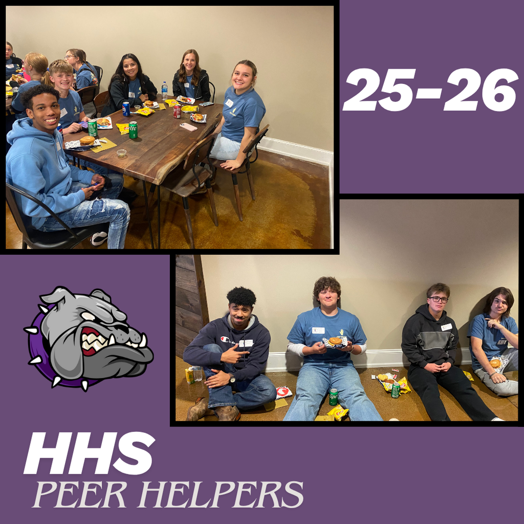 peer helpers from Hanceville High School and Middle School attended a training session focused on connecting, listening, understanding, coping, and seeking adult intervention for their peers. Peer helpers are students selected for demonstrating kindness, leadership, and strong character. During the training, students also had the opportunity to meet peer helpers from across the district and participate in team-building activities.