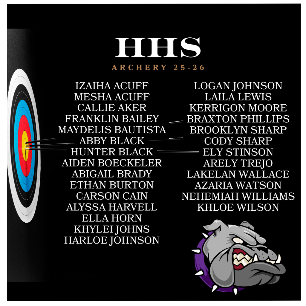 The HHS Archery Team 25-26 