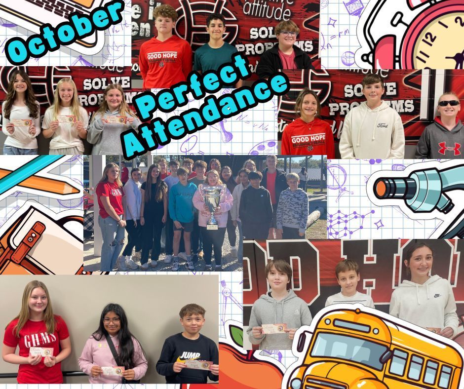 October Perfect Attendance
