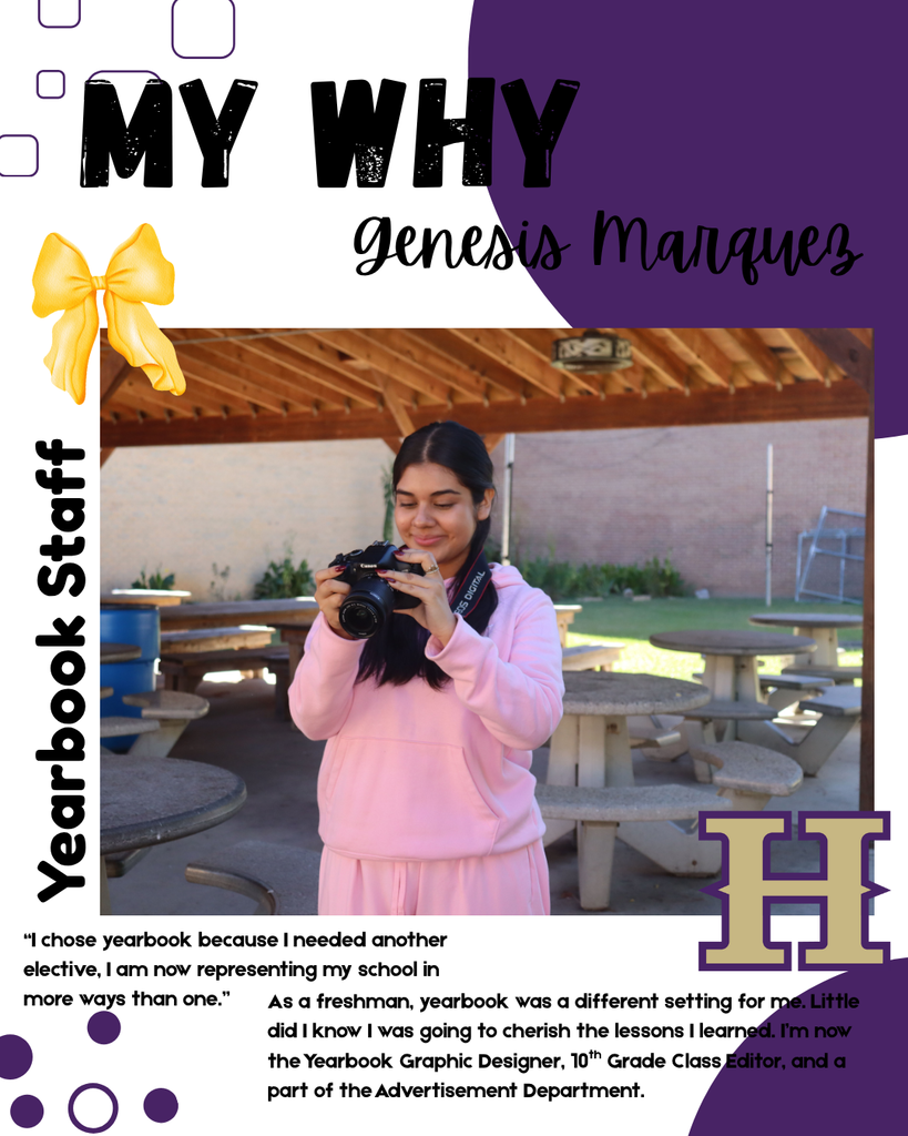 Hanceville High School: My Why - Genesis Marquez!