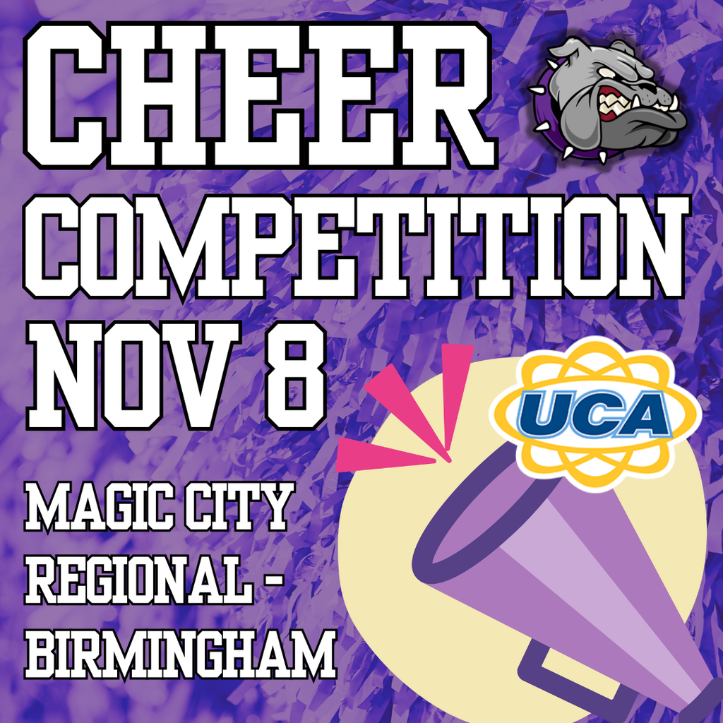 Cheer competition at the Magic City Regional in Birmingham on Nov 8