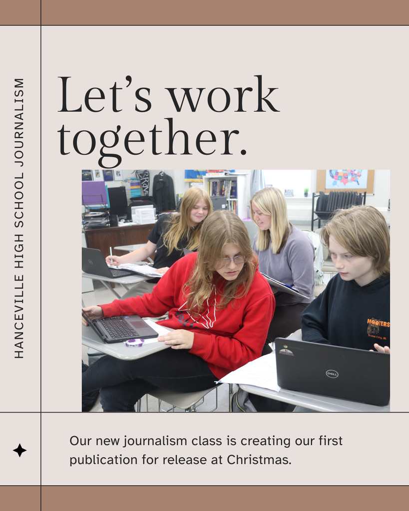 Hanceville High School Journalism Class Publication