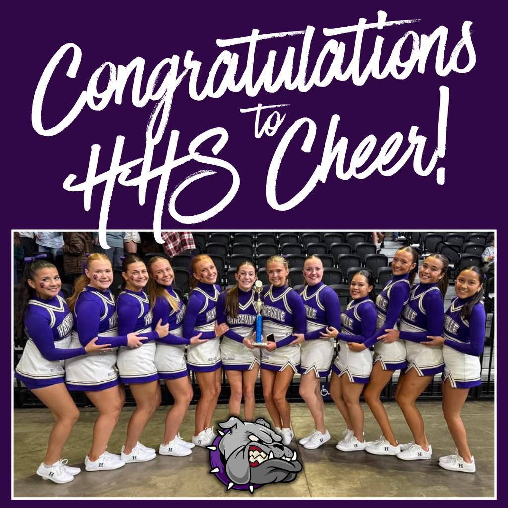 Congratulations to the HHS Cheerleaders Nov 10 2025. 