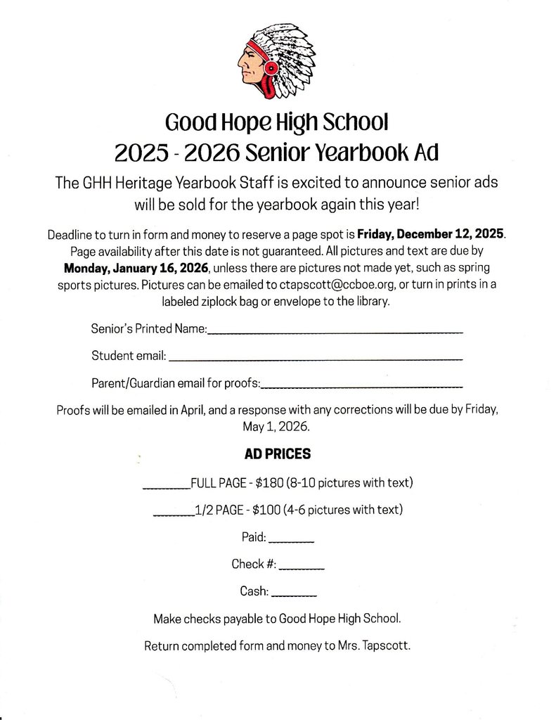 2025-2026 Senior Yearbook Ad