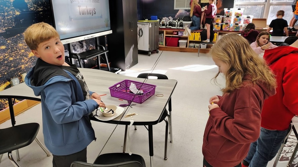 4th Grade STEAM building turkey transportation devices