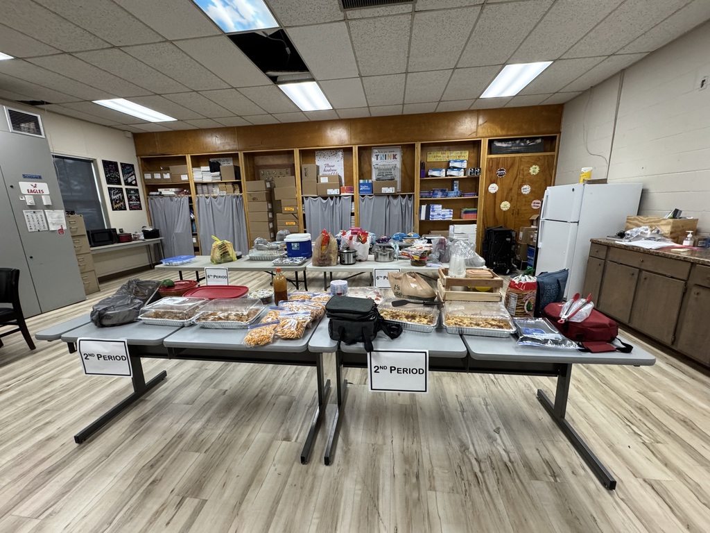 This was before all the food was even out!