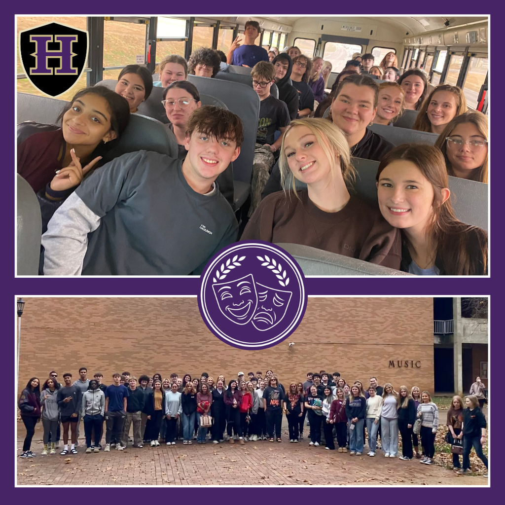 The 11th Grade classes went to see a live performance of Shakespeare's Hamlet at UNA. It featured a HHS alumnus.