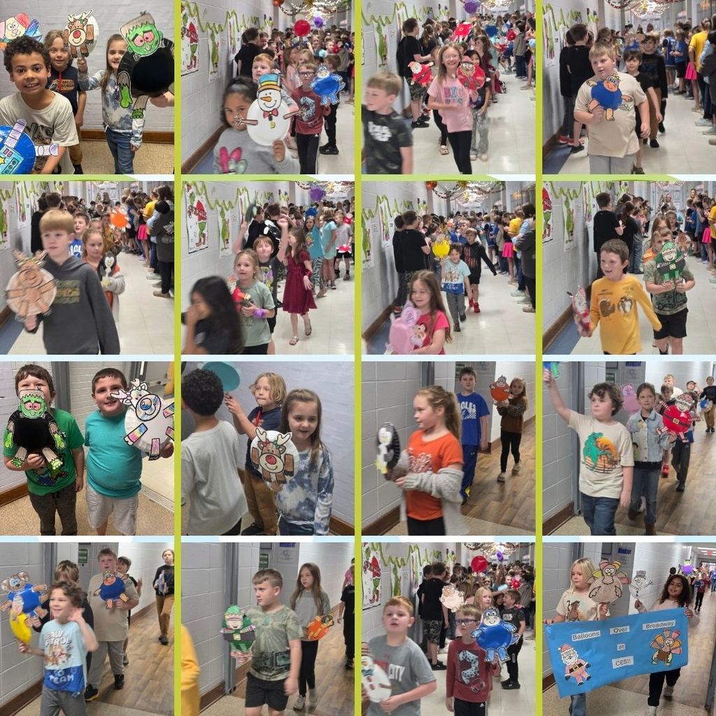 2nd Grade Thanksgiving parade