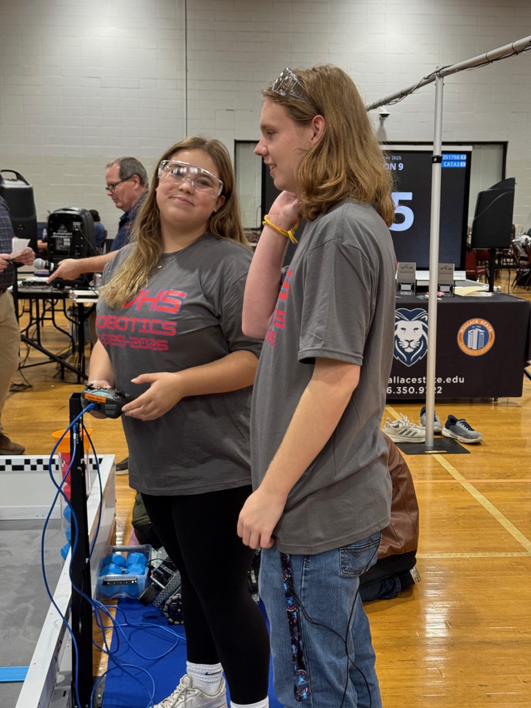 Two students from Team 35179B smiling for the camera