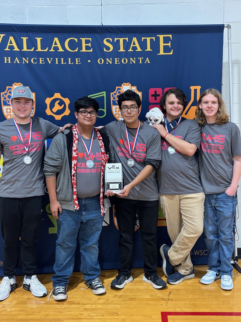Team 35179A with their first-place trophy