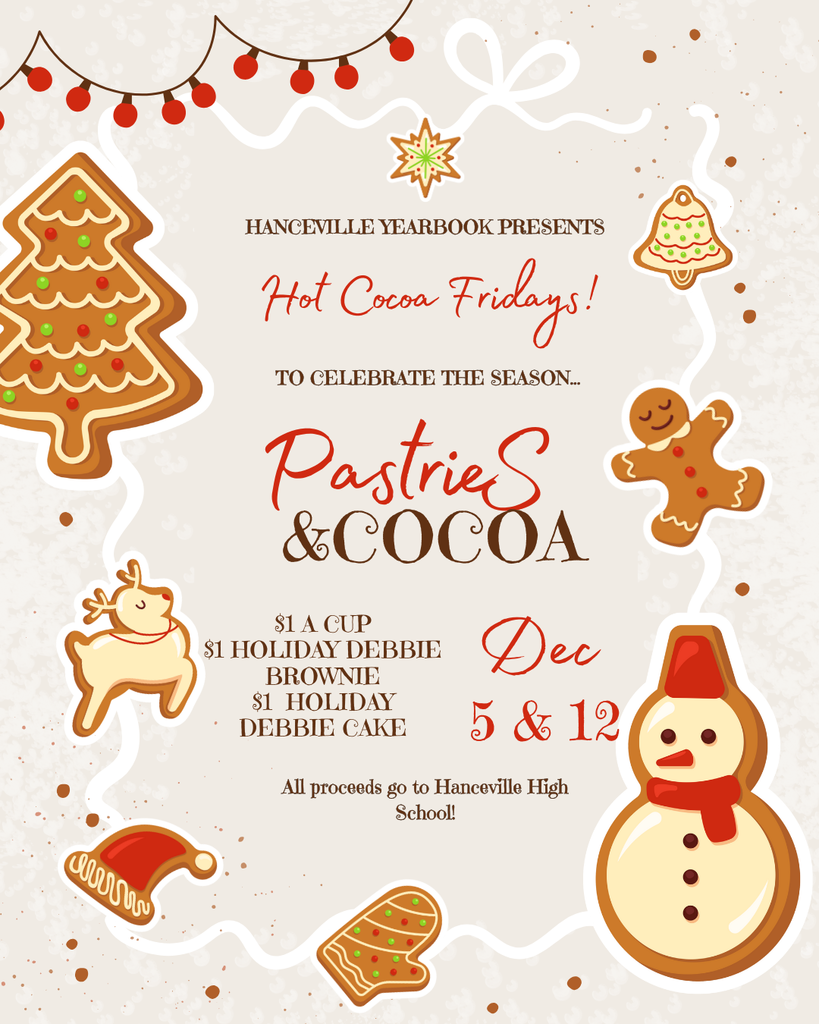 Yearbook Hot Cocoa Friday!