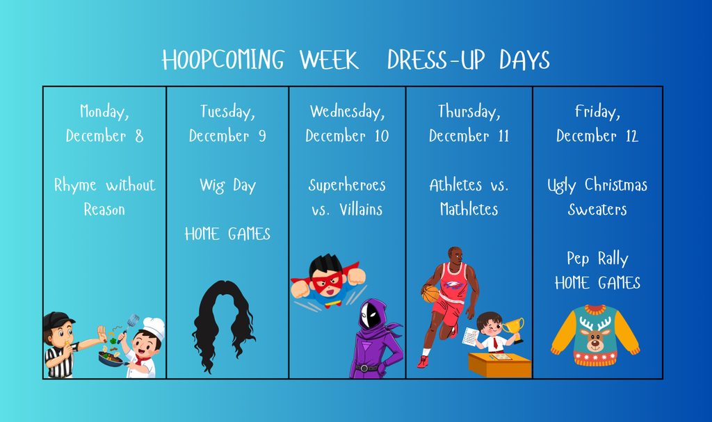 Hoopcoming 2025 Dress-Up Days