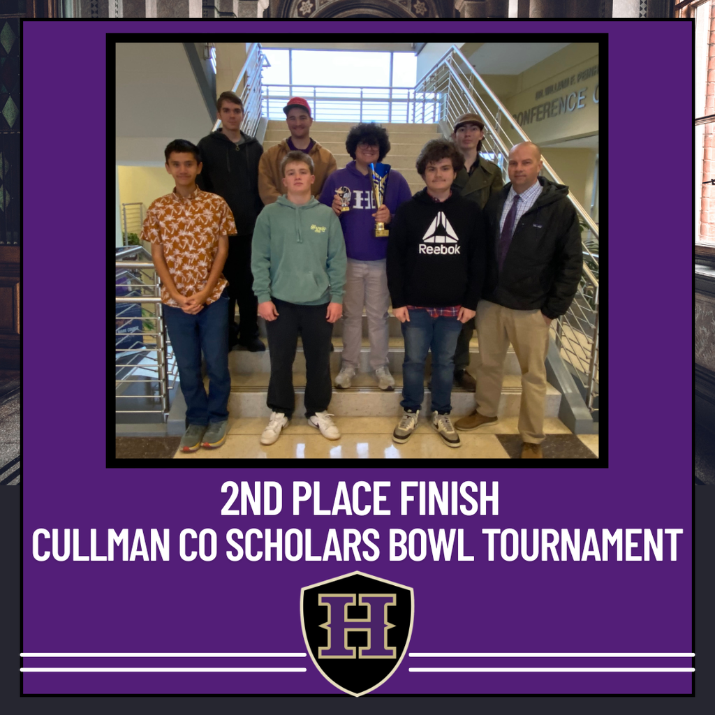 HHS Scholars Bowl finishes in 2nd Place in the 2025-26 county tournament. 