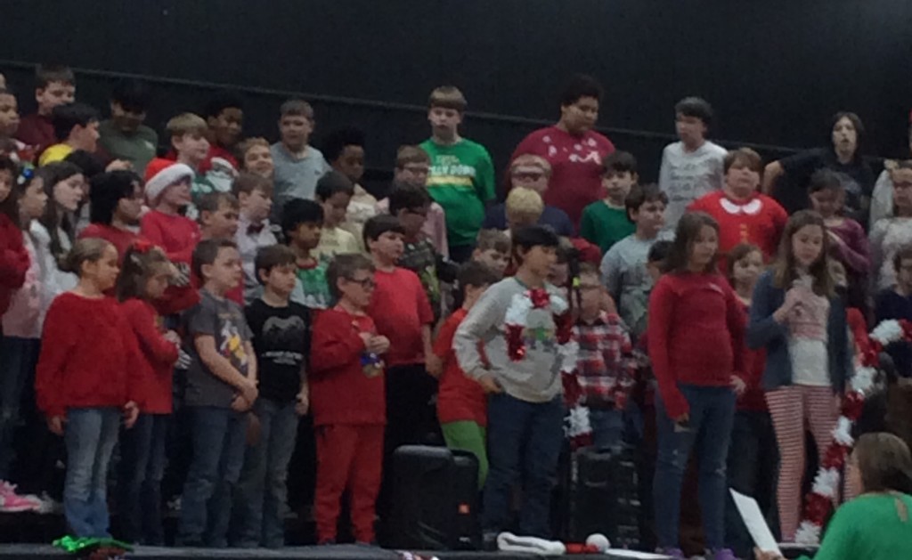 Elementary Choir Performance Dec 17th