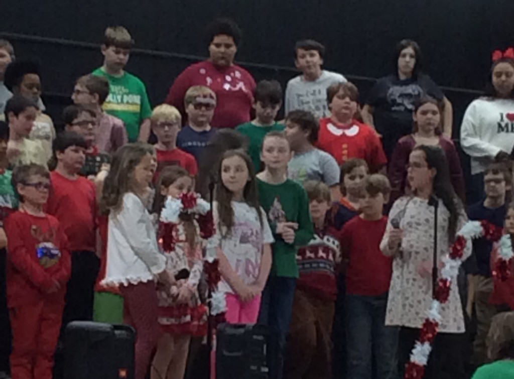 Elementary Choir Performance Dec 17th