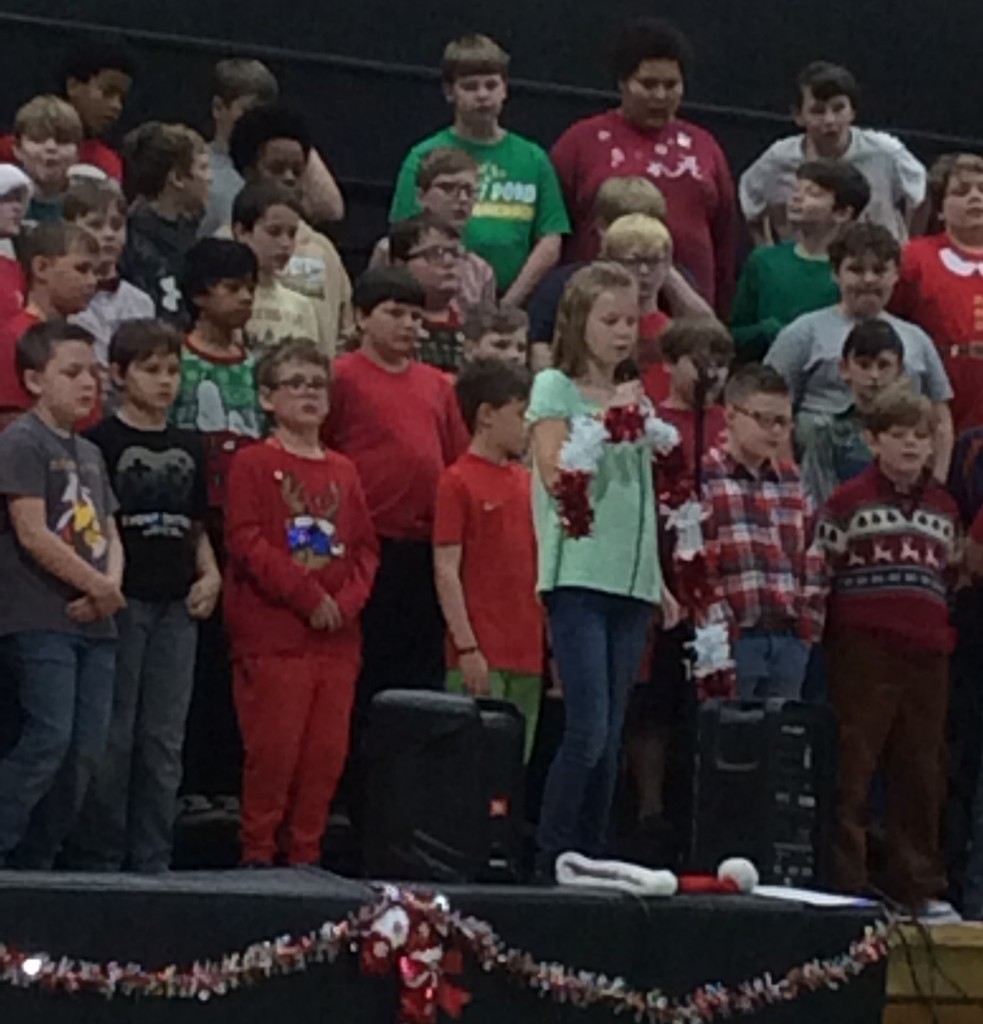 Elementary Choir Performance Dec 17th