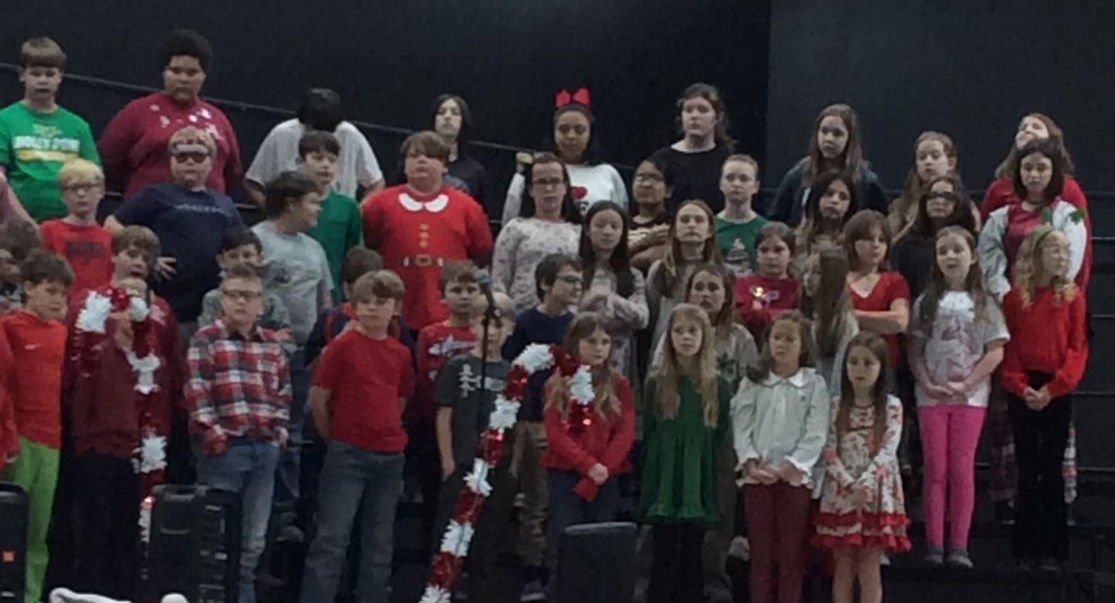 Elementary Choir Performance Dec 17th