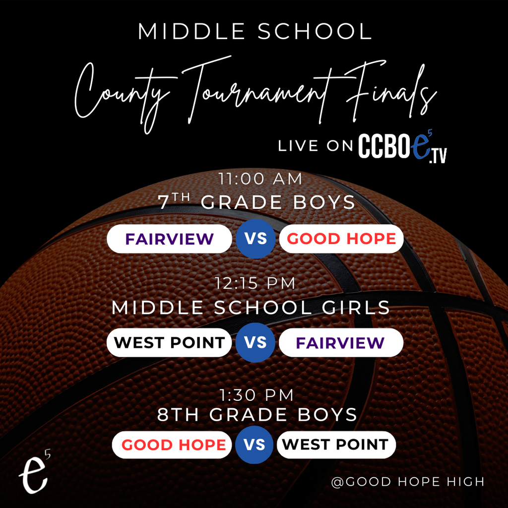 Middle School Basketball Tournament Finals