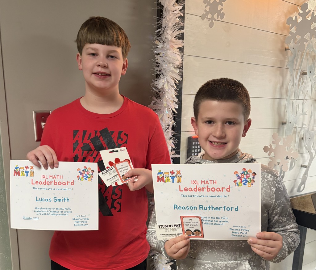 December IXL Winners