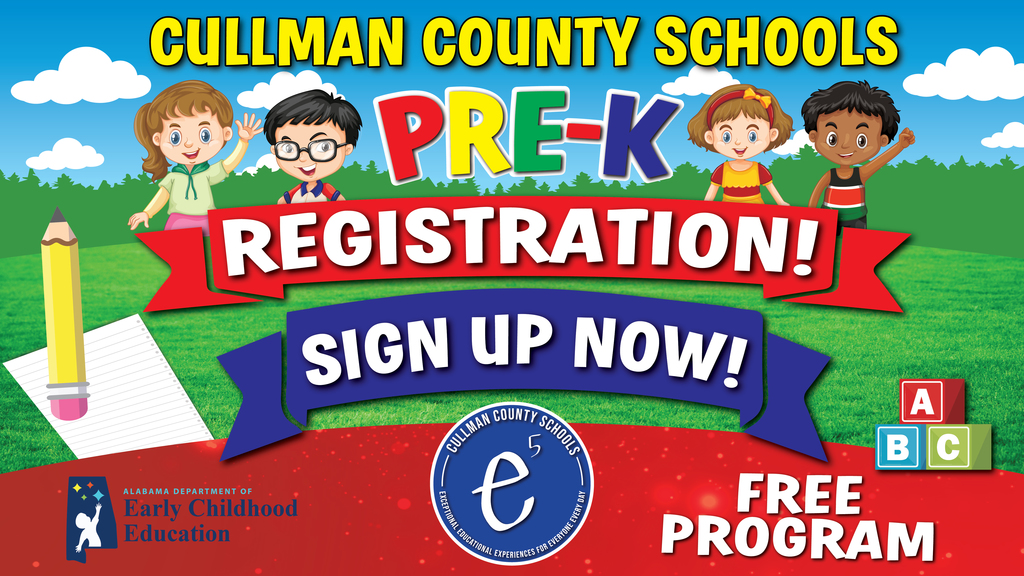 Cullman County Pre-K Registration