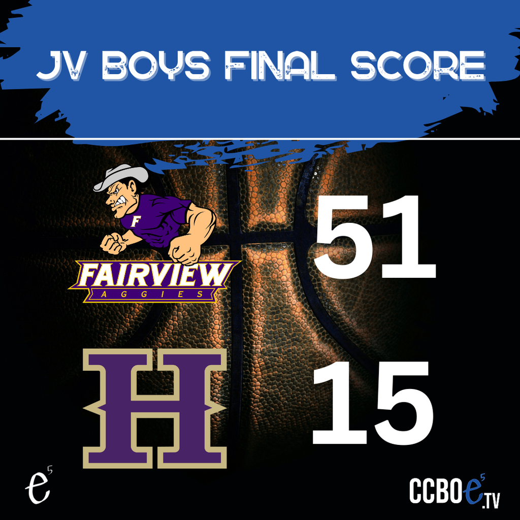 JV Boys Final Score
