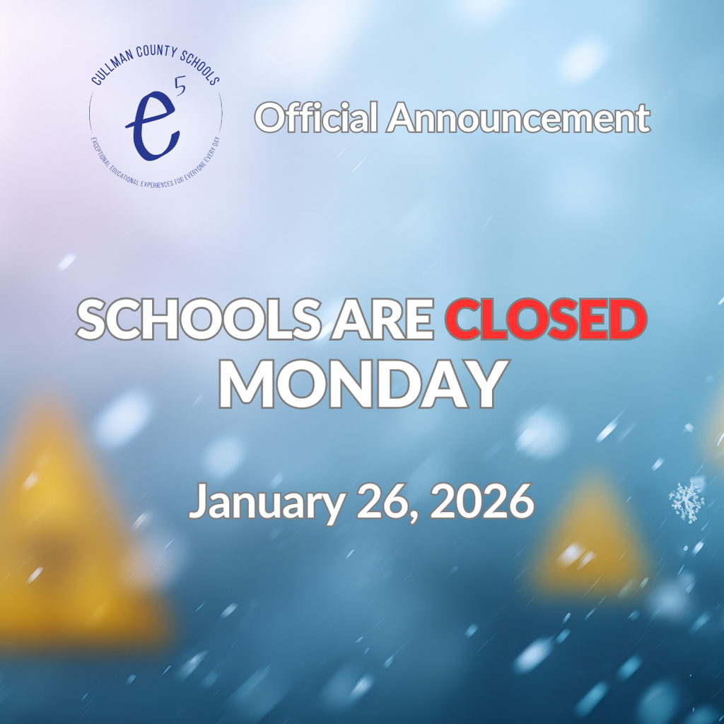 School is Closed Monday January 26
