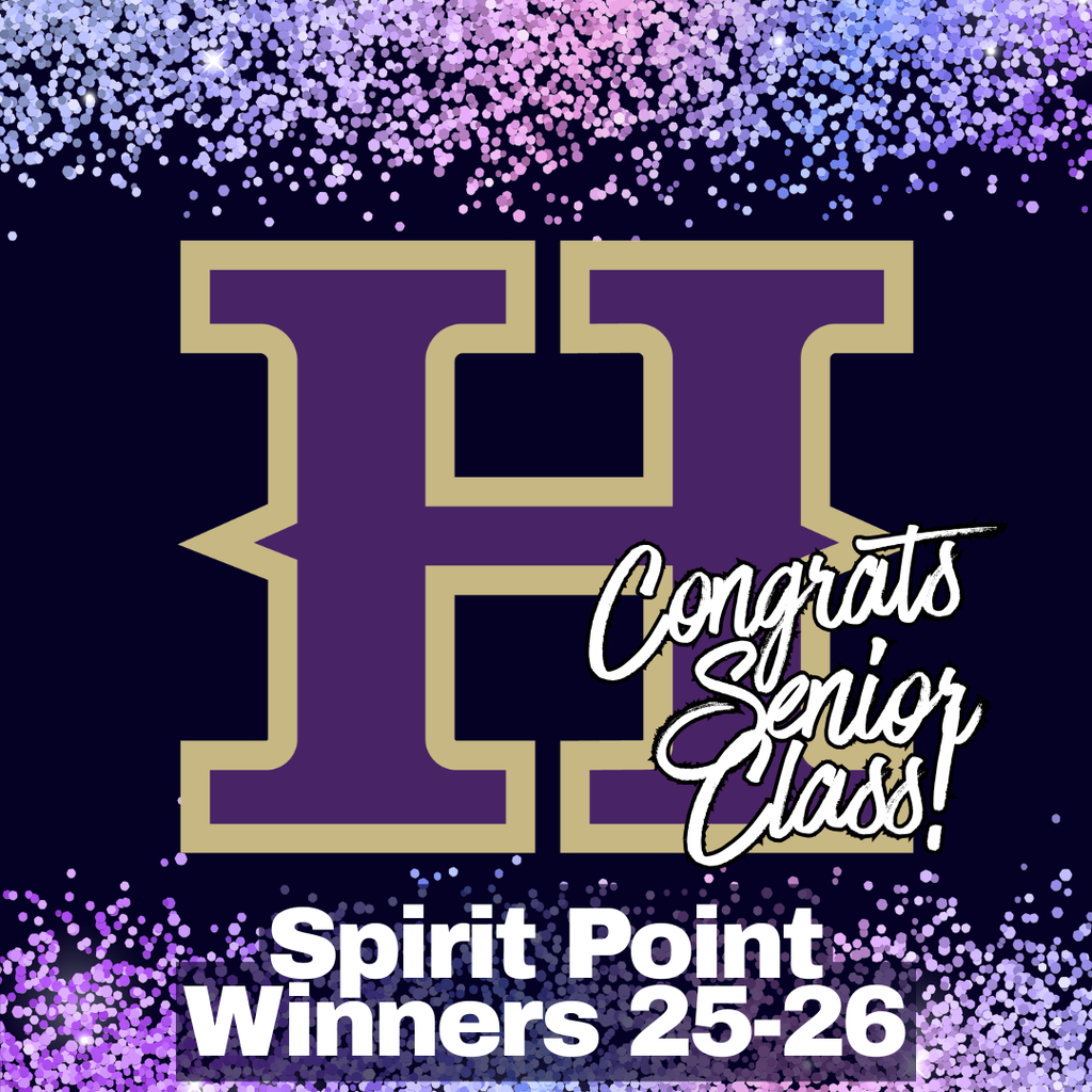 THe Senior Class wins the spirit point competition!