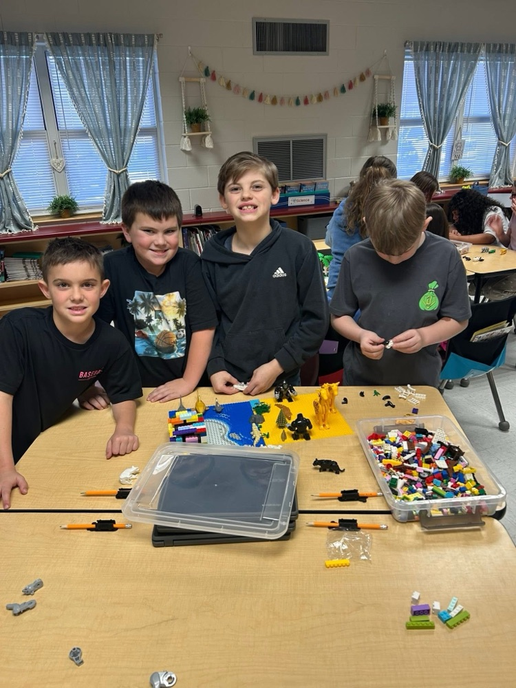 Application of habitats and biomes in 4th science. Lots of good conversations and creativity!