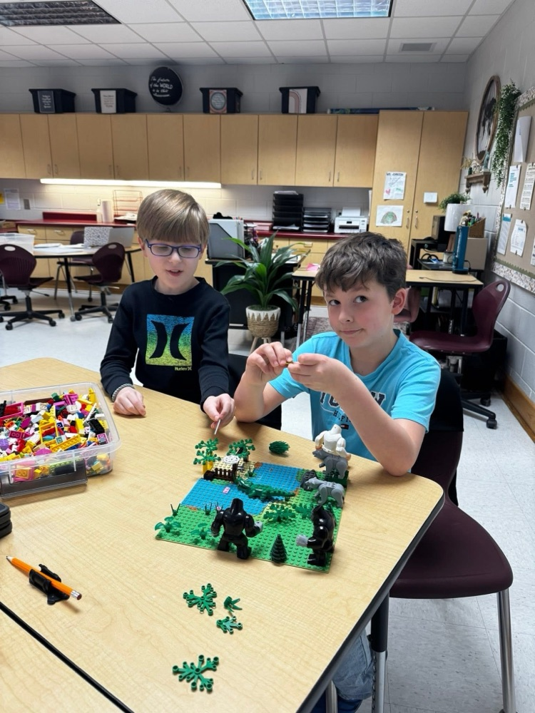 Application of habitats and biomes in 4th science. Lots of good conversations and creativity!