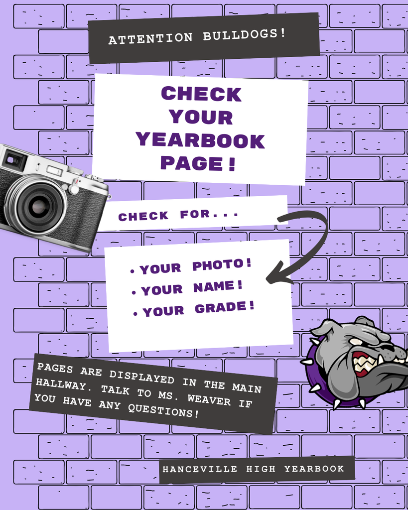 Yearbook Ad: Check List