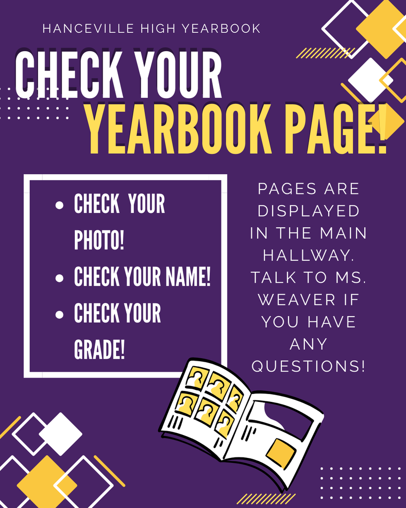 Yearbook Check Your Page