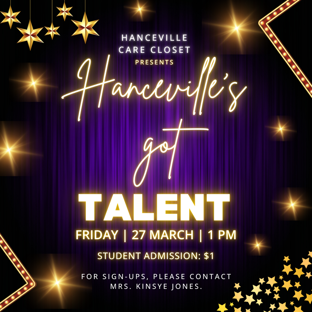 Talent show advertisement