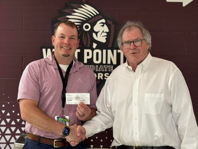 Thank you Rep. Wadsworth & Nicole Jones Wadsworth for your continued support of West Point Intermediate and Cullman County!