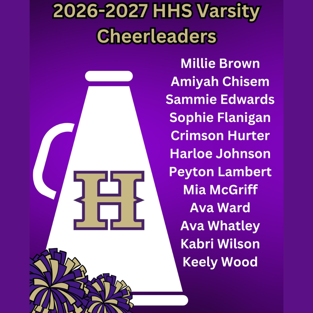 HHS Cheerleaders for 26-27