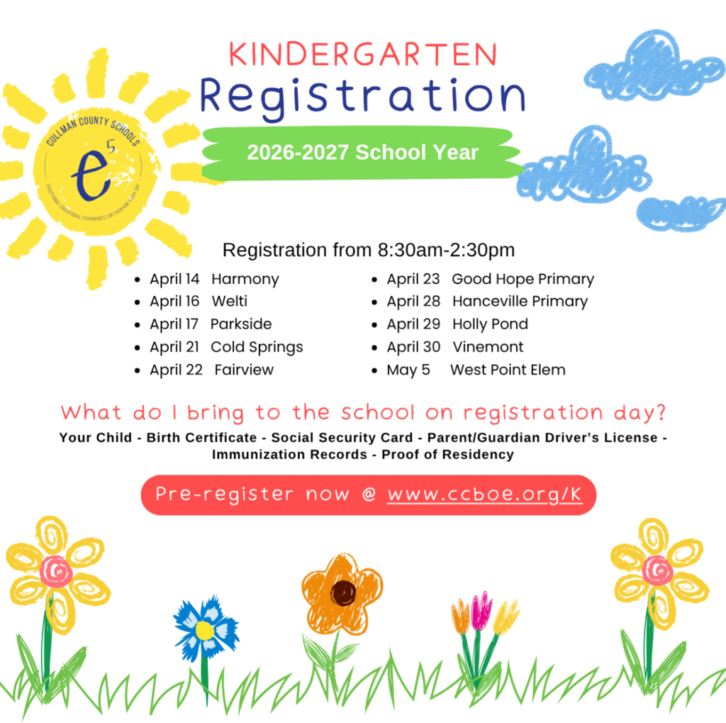 Kindergarten registration 