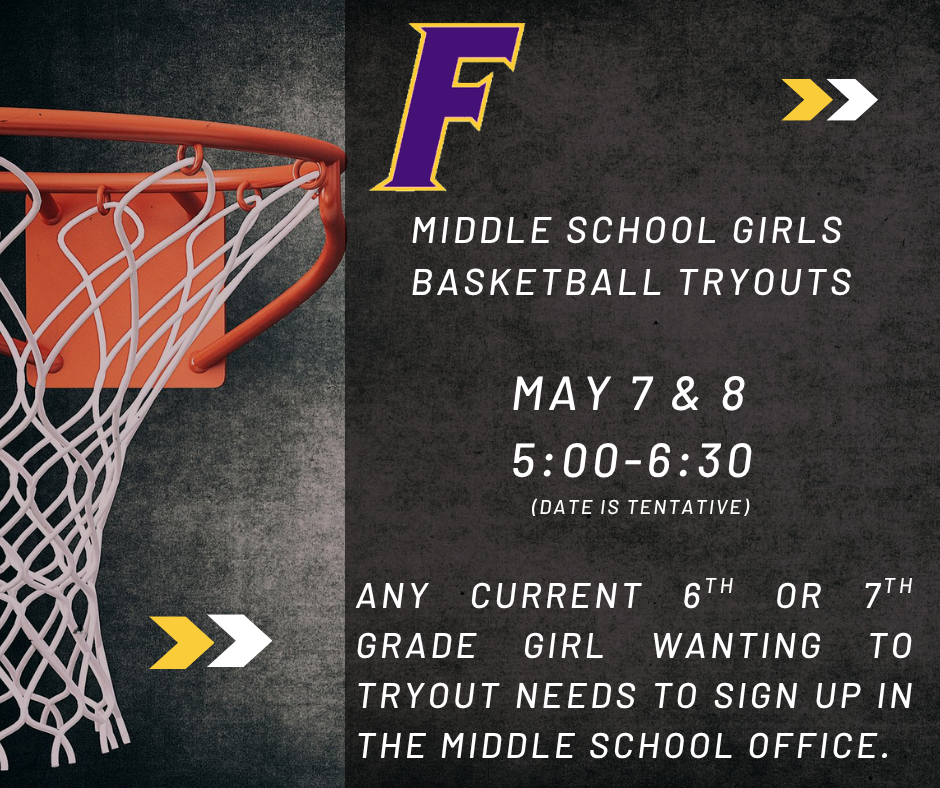 Girls basketball tryouts