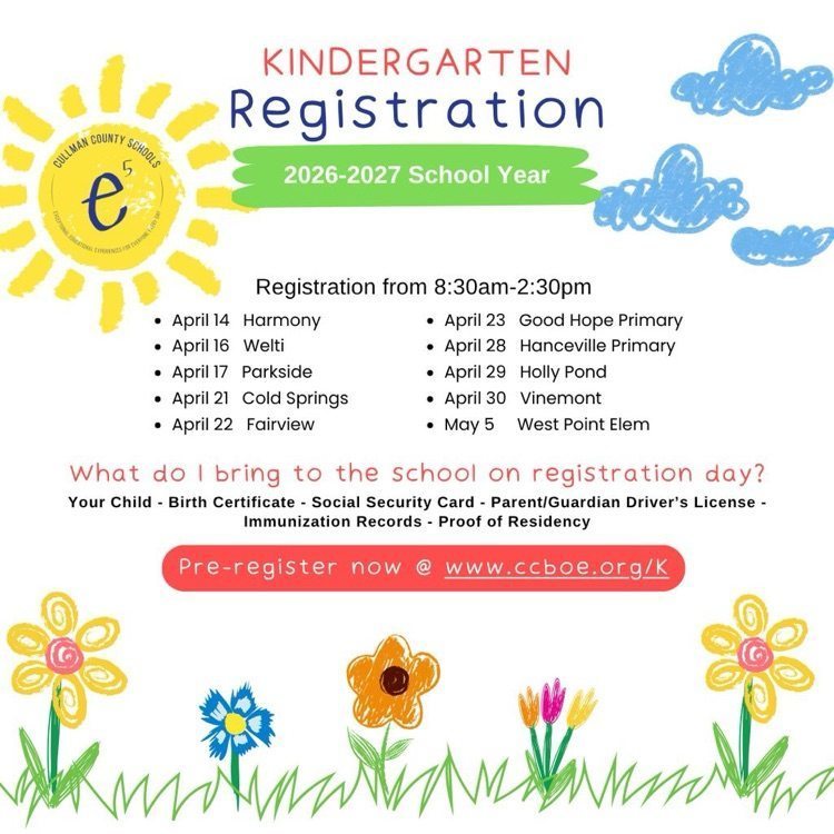 Kindergarten Registration Good Hope Primary