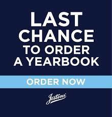 last chance to order a yearbook APRIL 30