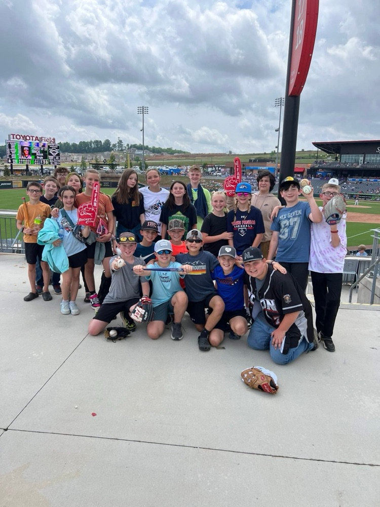 Great day at Toyota Field - Trash Pandas for WPI!  ⚾️ 🗑️ 🐼 ⚾️
