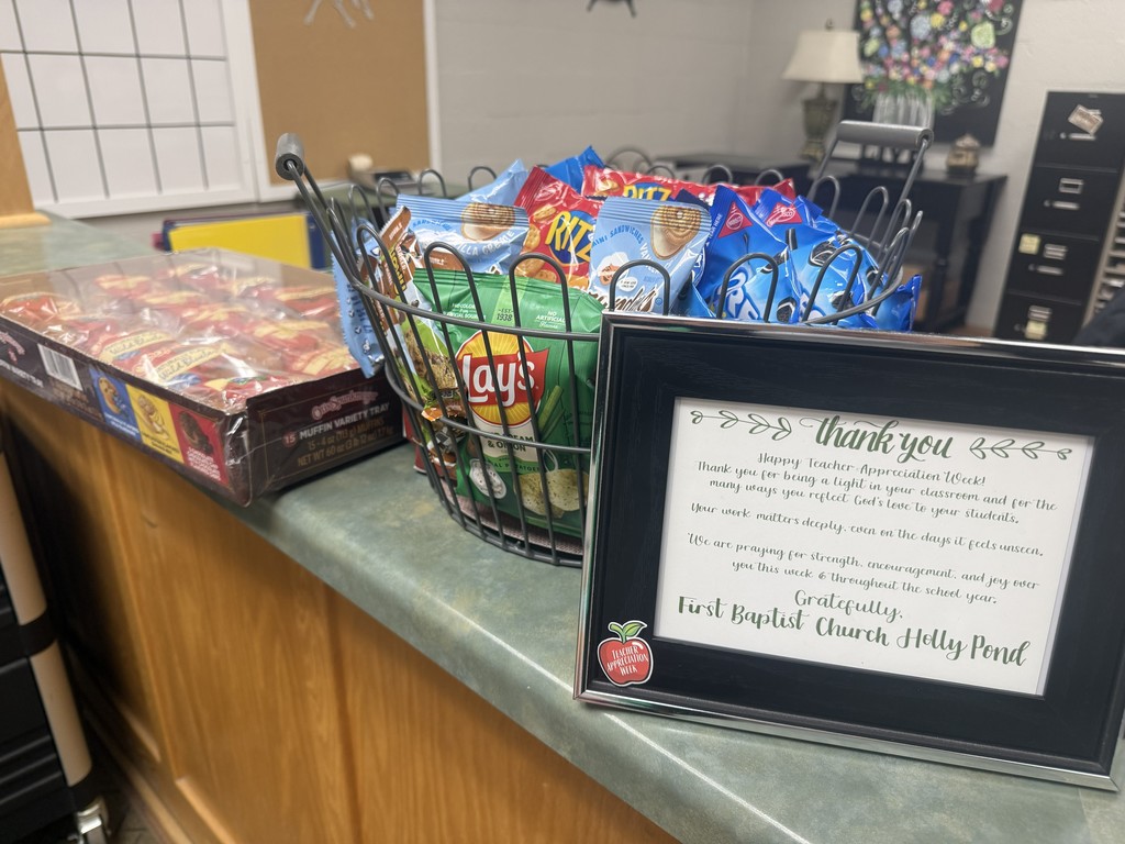 Monday - Teacher Appreciation Week