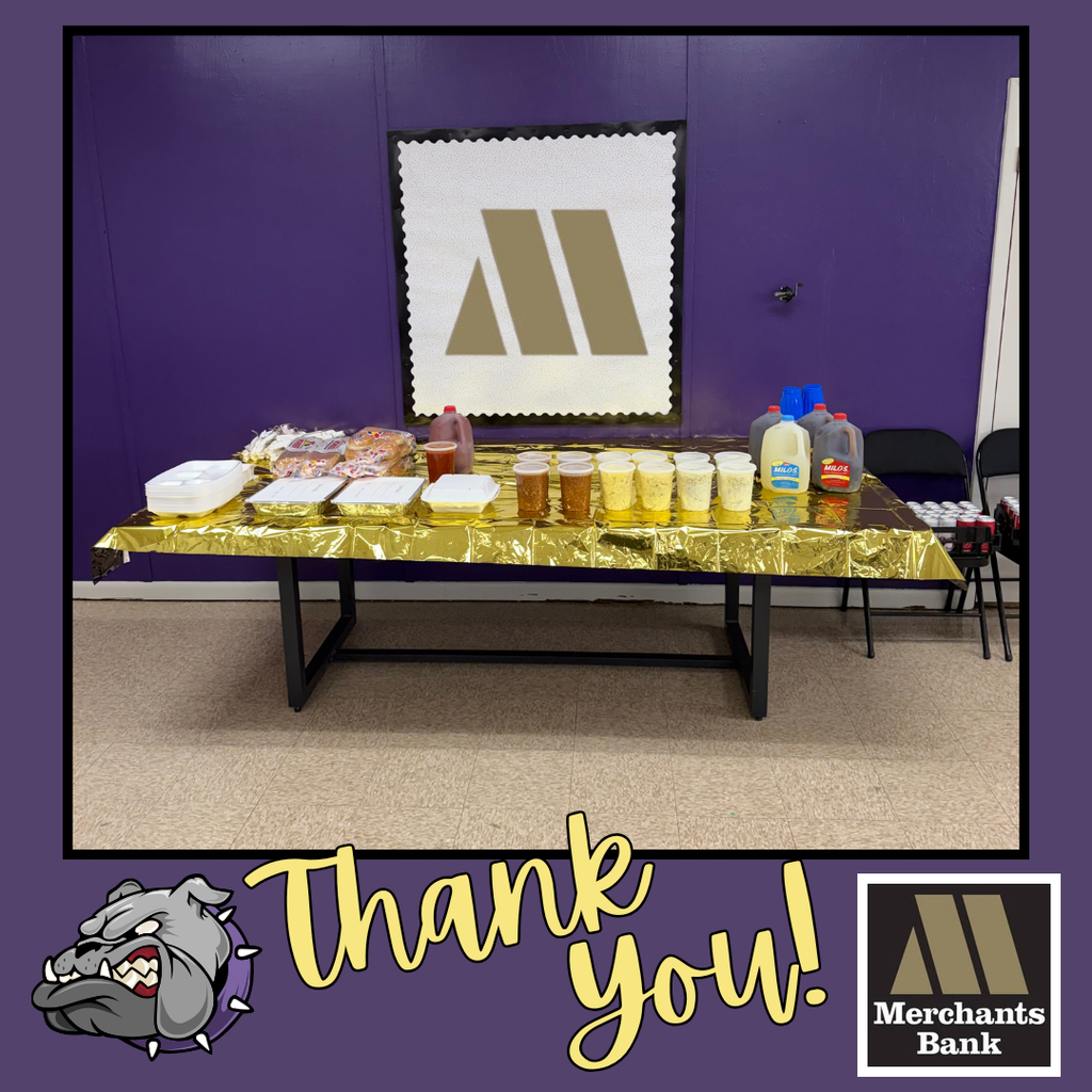 Merchants Bank provided lunch for the HHS faculty and staff.