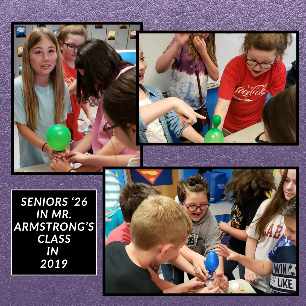 Class of 2026  in Mr. Armstrong's class in 2019.