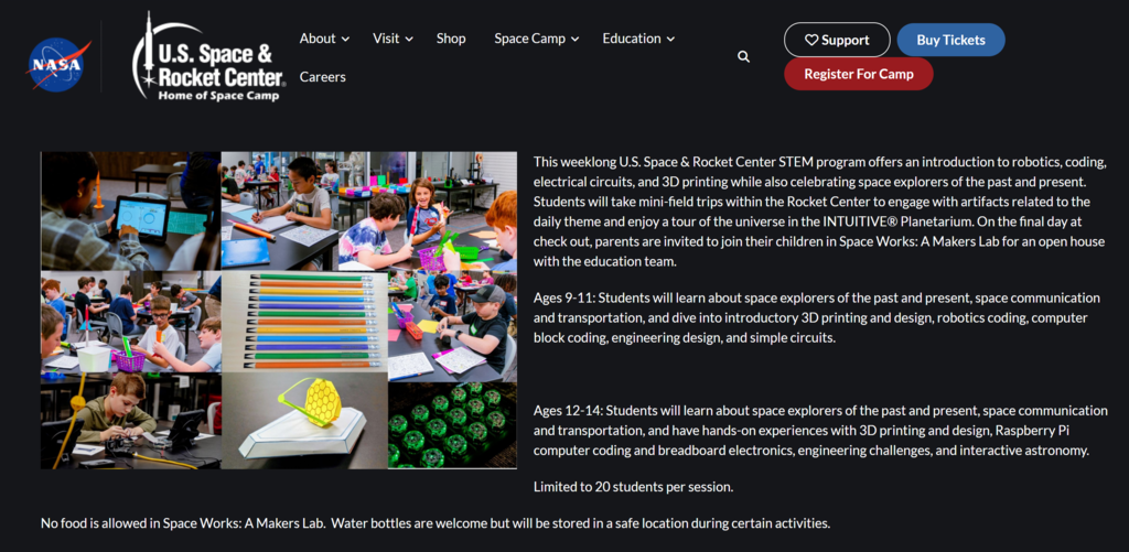 Space & Rocket Center - Summer Circuits