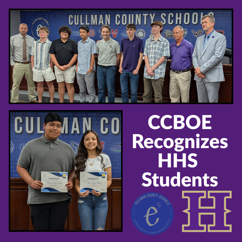 CCBOE recgonizes HHS students 