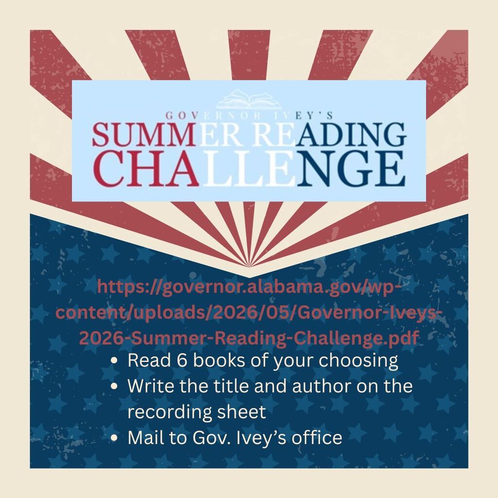 Gov. Ivey's summer reading challenge