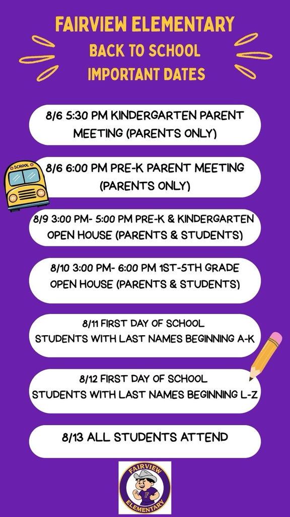 back to school important dates