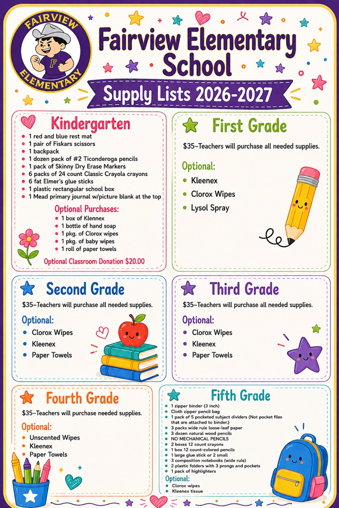 supply lists 